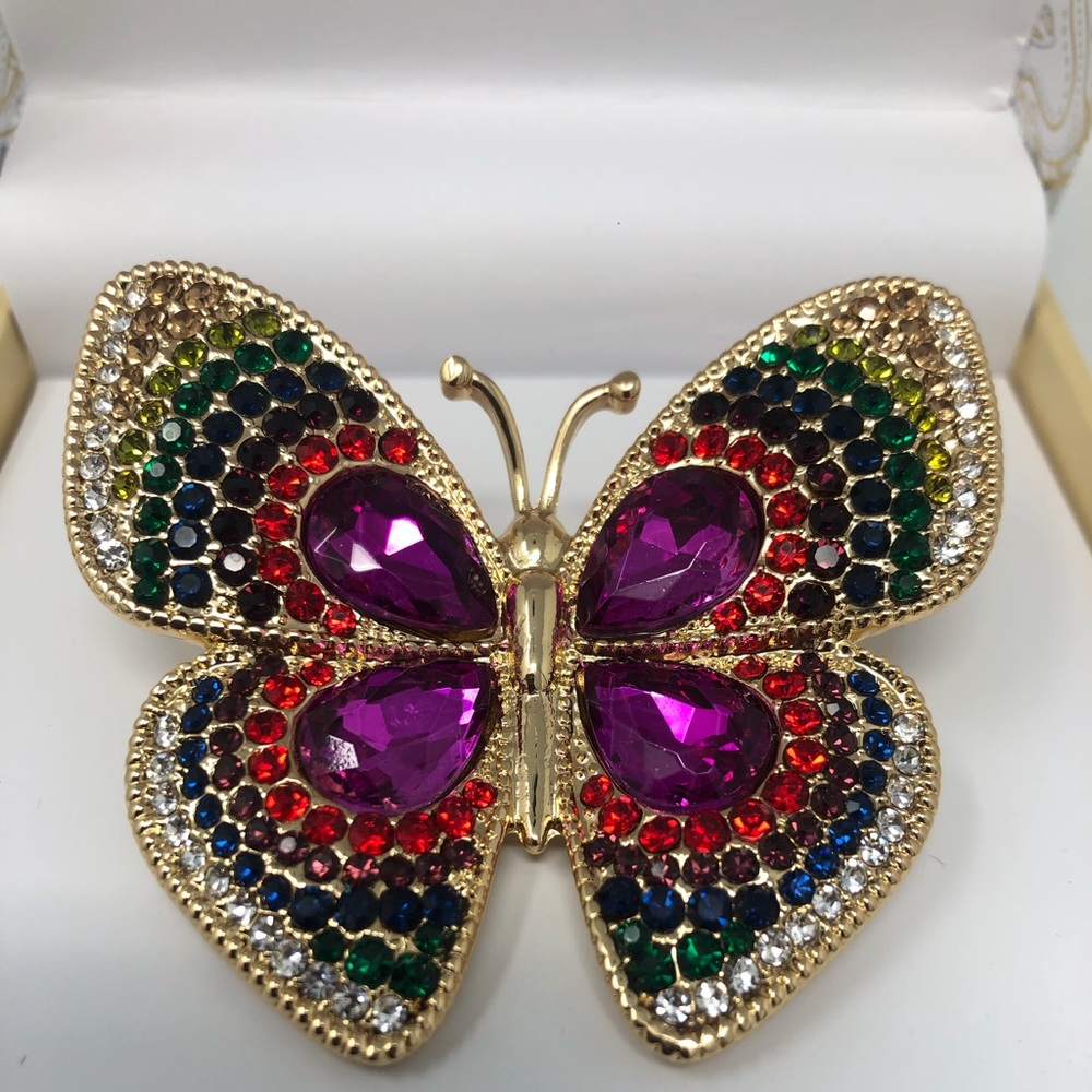 (NEW) Rhinestone Butterfly by Charter Club